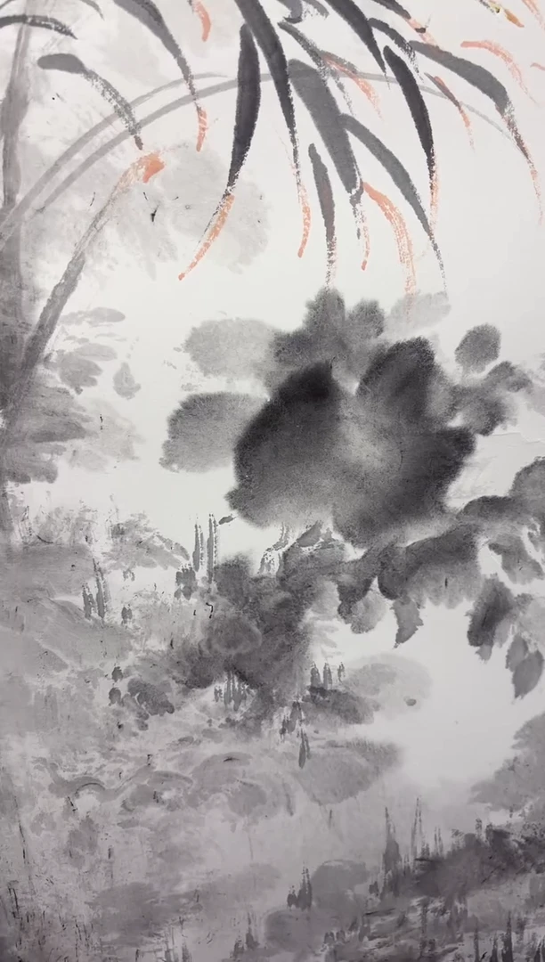 国画秦燕格国画手绘作品Y55