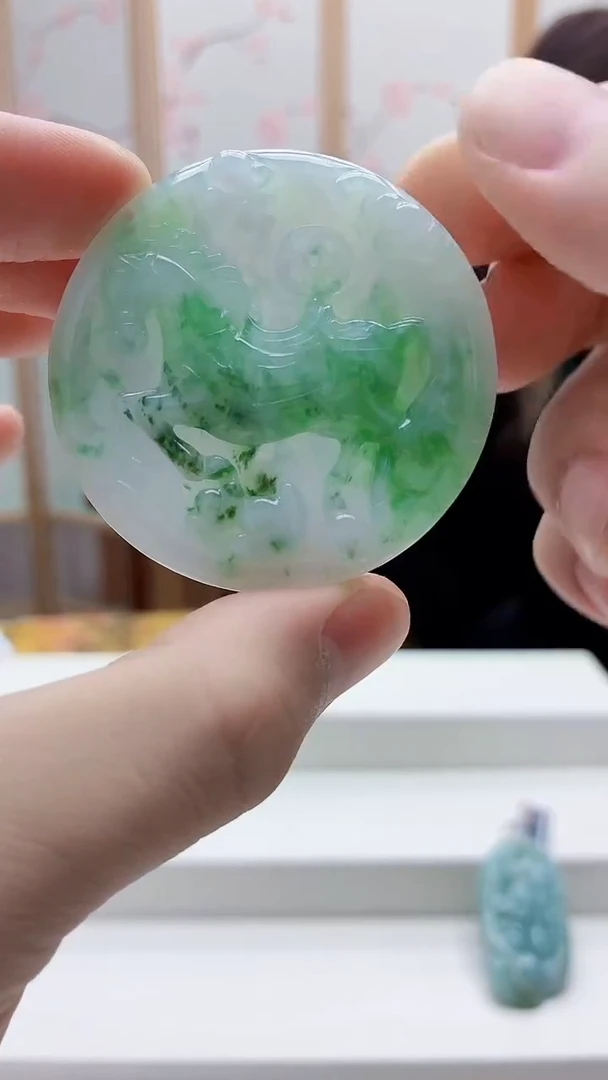 未镶嵌定制翡翠4829bb-毛货挂件69