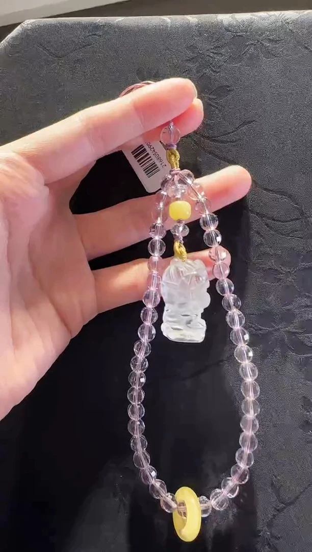 未镶嵌手绳水晶财神