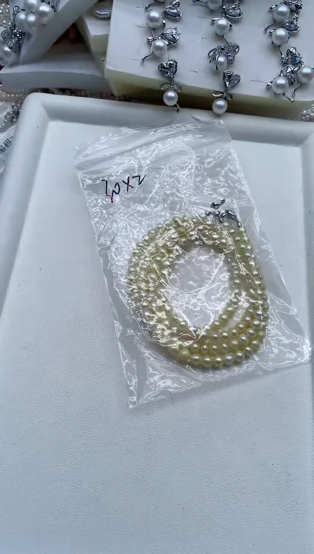 项链合金淡水珍珠多样性发其一，非无暇