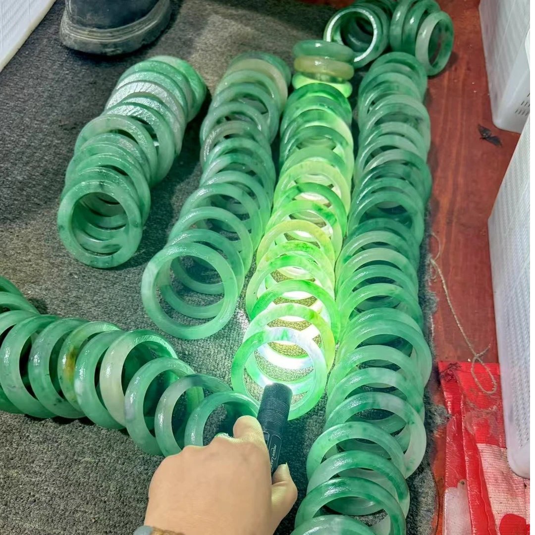 非金属锦纶手镯 非洲翠漂亮手镯定制手镯定金