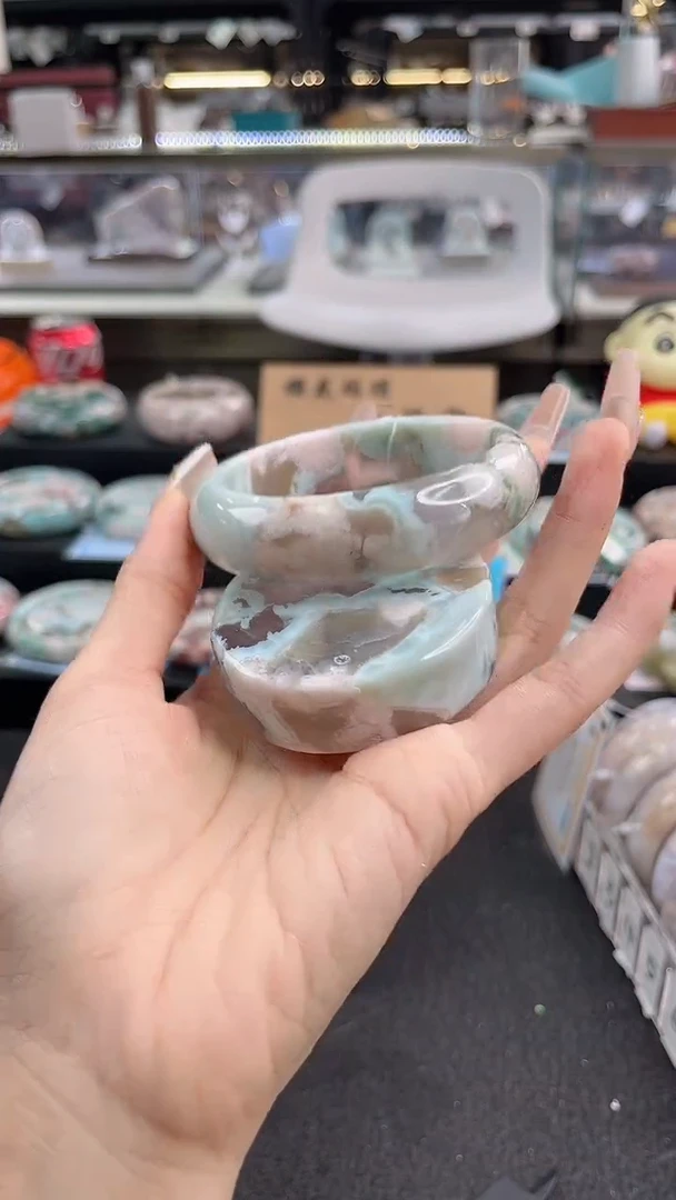 未镶嵌手镯石英质玉60圈口（赠品镯心）3S91286