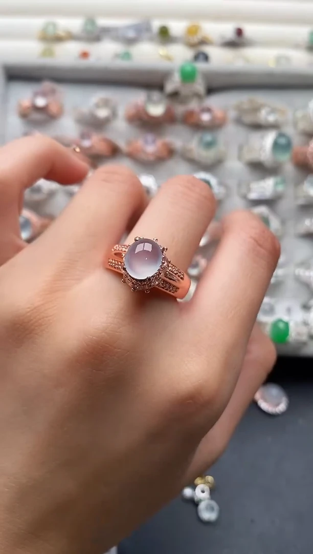 未镶嵌戒指翡翠22222222+9