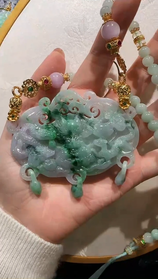 【闪购商品】翡翠颈饰未镶嵌国风