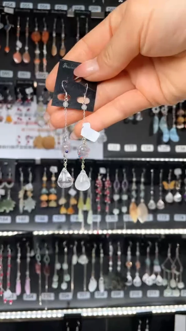 紫晶耳饰银S925镶嵌如****好如此安好，美好