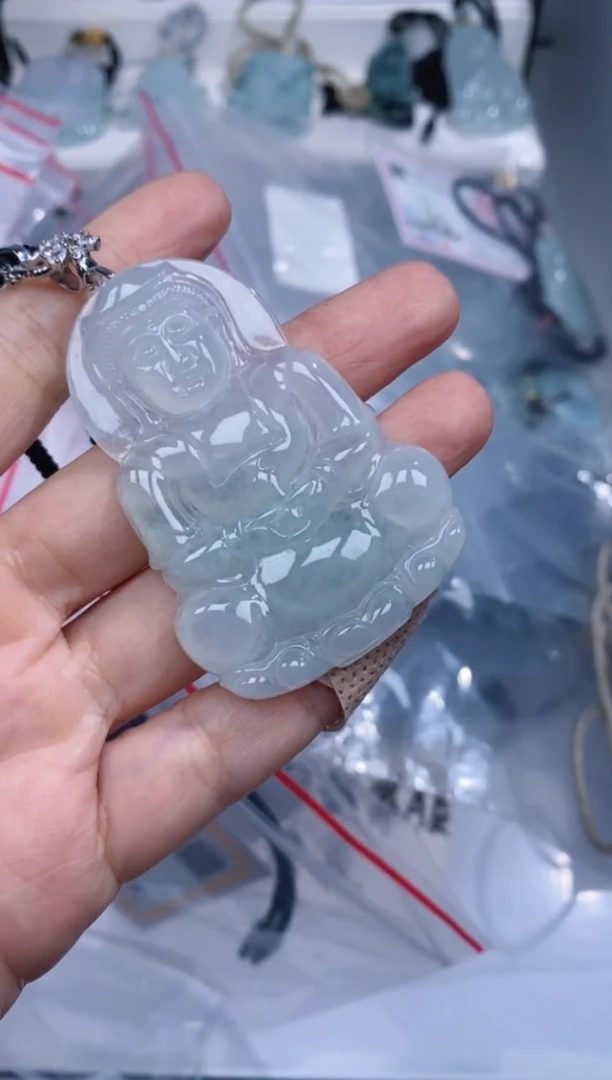 颈饰银S925镶嵌翡翠吊坠