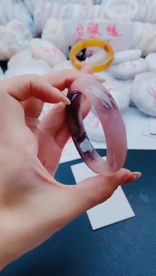 未镶嵌手镯石英质玉L30-59-60