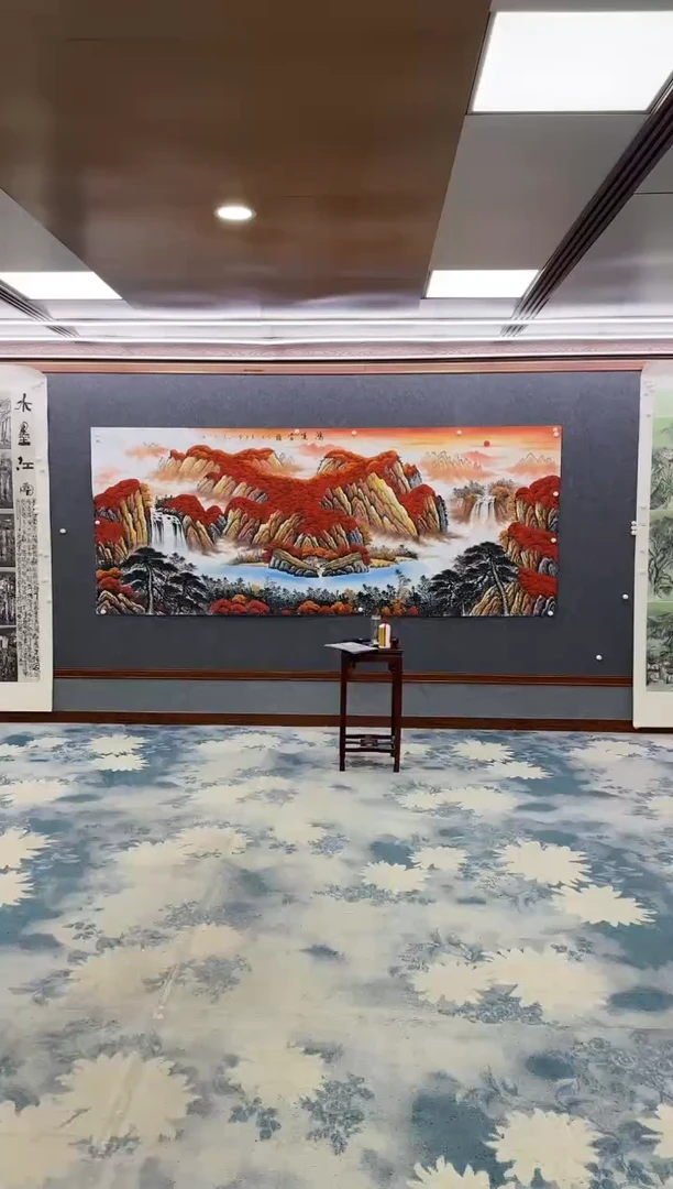 国画Z刘雪红-山水国画-大丈二