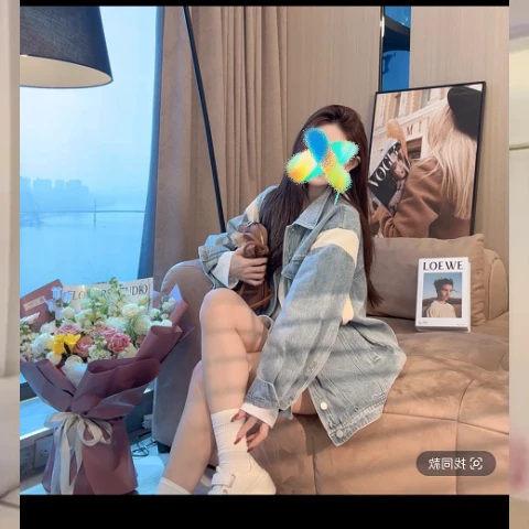 港风复古牛仔外套女2025春季新款宽松减龄Polo领小个子休闲上衣