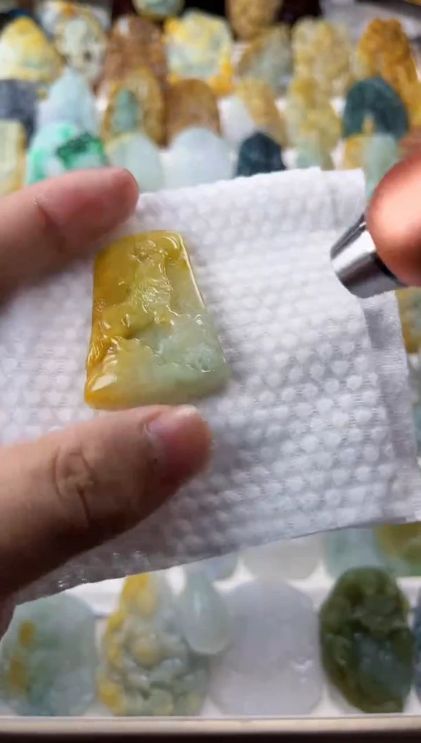 定制翡翠未镶嵌毛货定制 不退不换