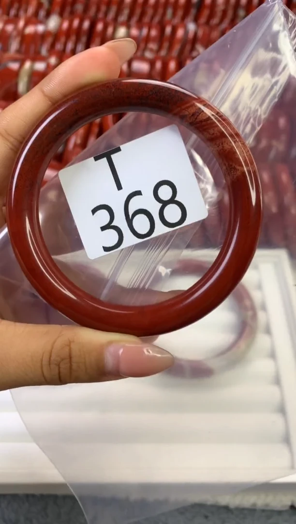 【闪购商品】碧石红碧石手镯未镶嵌368-57