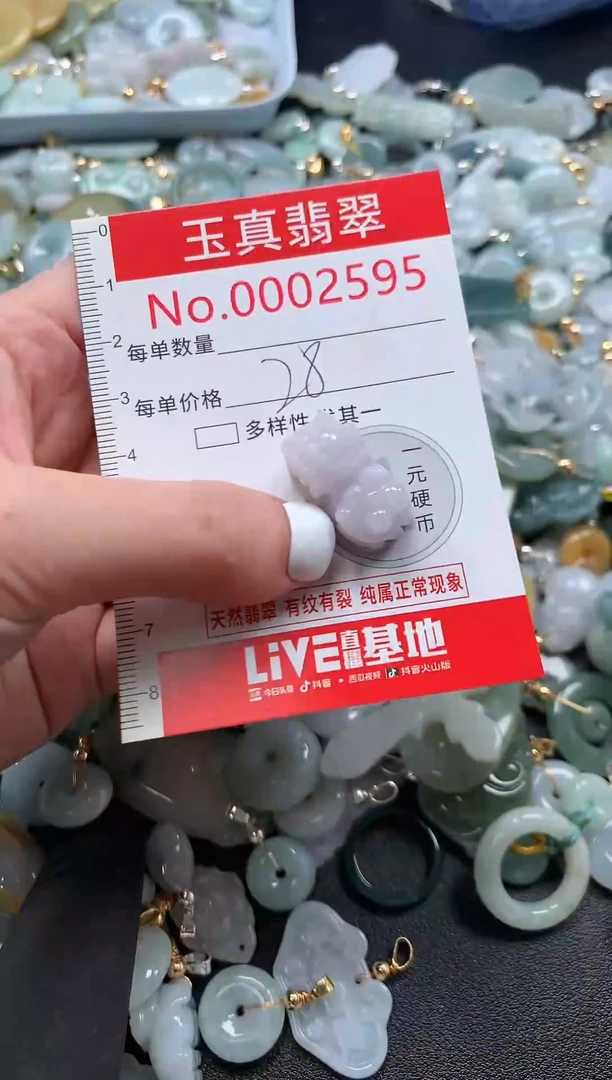翡翠未镶嵌吊坠(不含链)2595