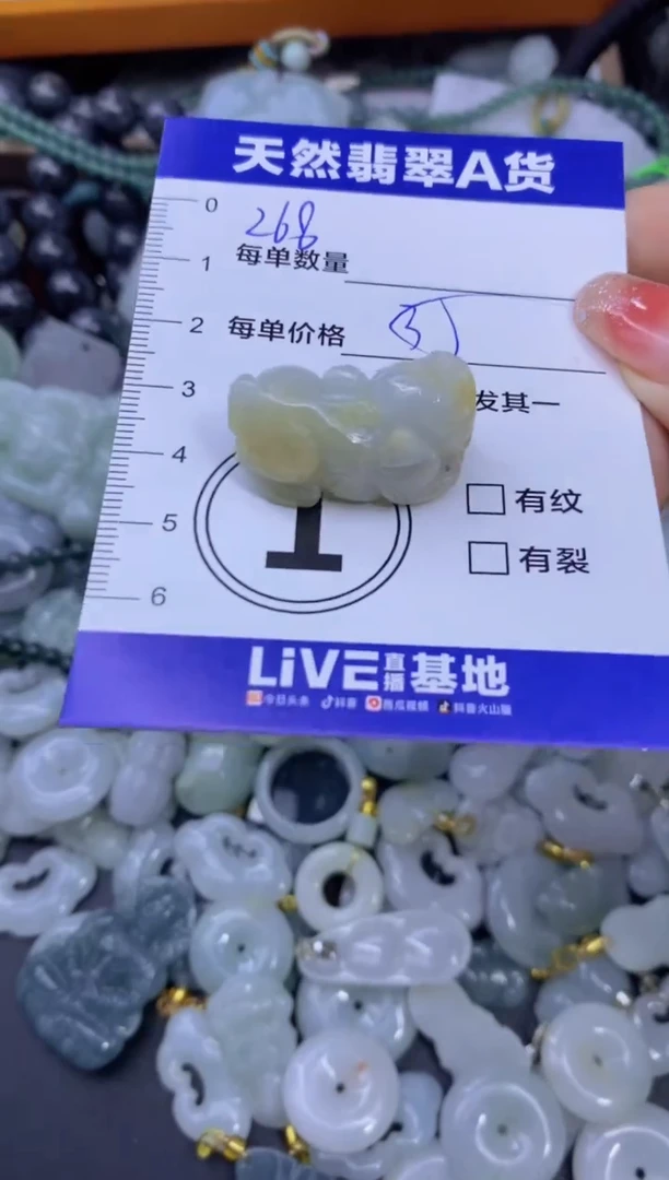 颈饰未镶嵌翡翠天然翡翠A货批量多样性发一件