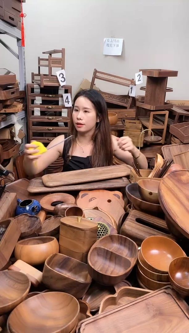 南美胡桃木面包盘46*15*2cm A