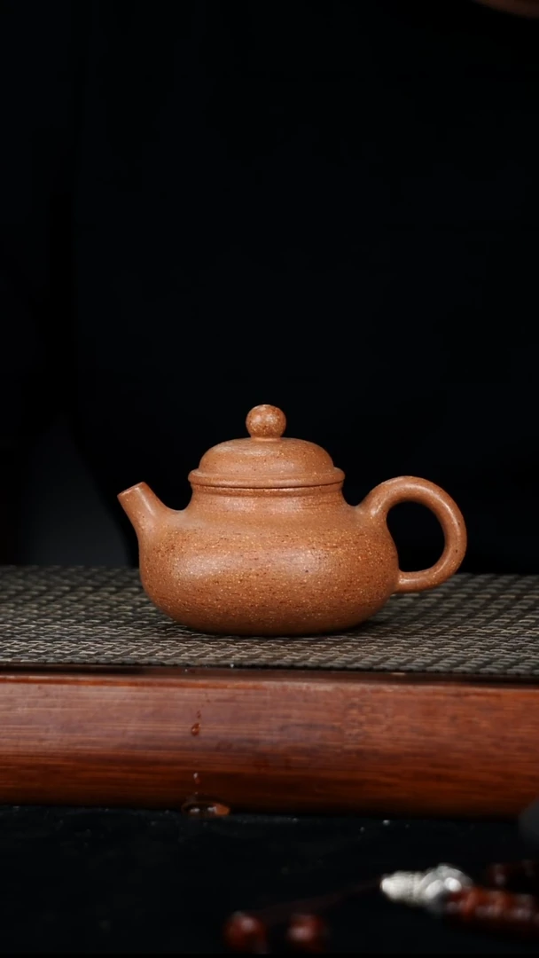 茶壶紫砂原矿段泥容天壶170cc