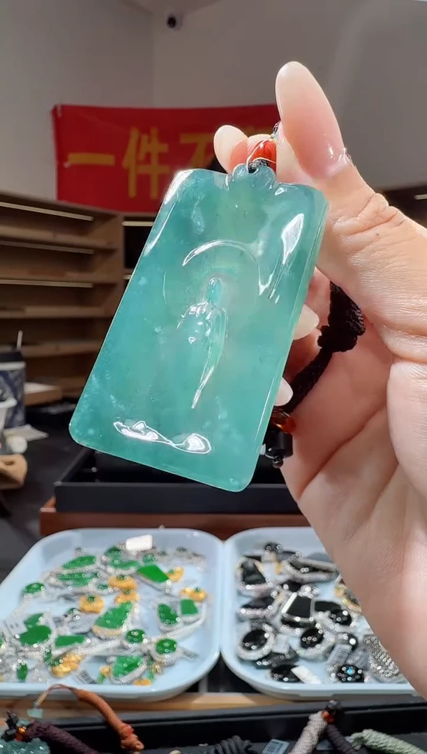 吊坠(不含链)未镶嵌翡翠悟道