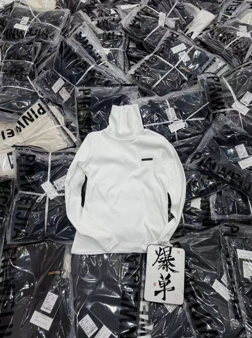 【二婷推荐】25年秋季新款百搭潮流立领打底衫1901