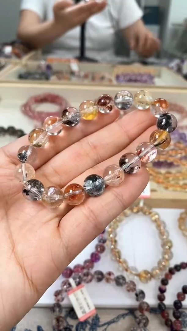 水晶手链未镶嵌闪灵钻