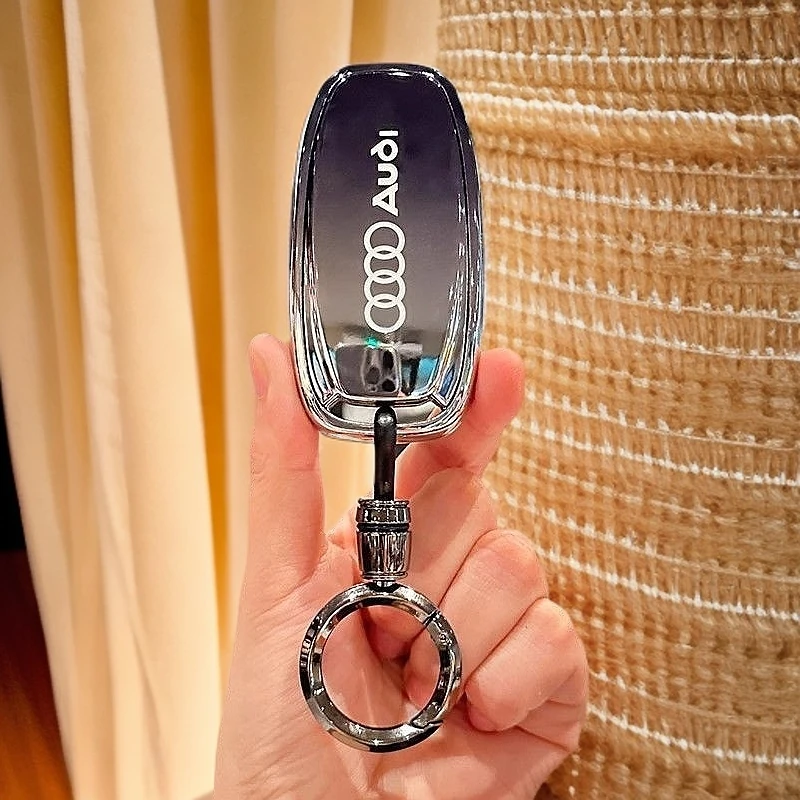 适用于奥迪A6L钥匙套A8L壳A7扣A4L包A5高档时尚Q5车用钥匙包