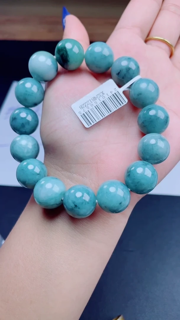 未镶嵌定制翡翠珠串