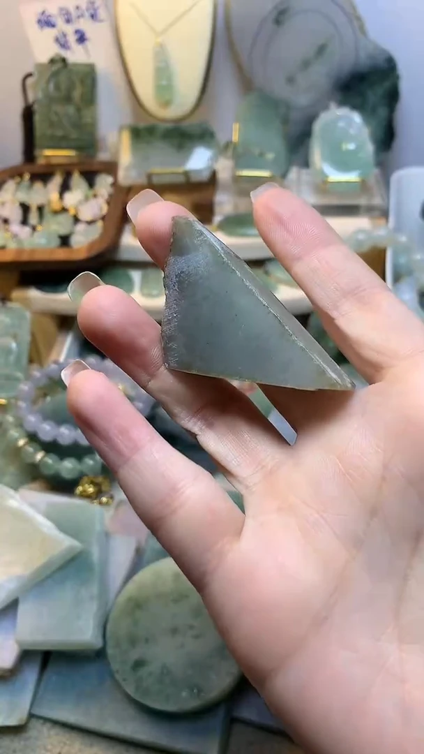 未镶嵌挂件翡翠 缅甸A货翡翠，没有运费险