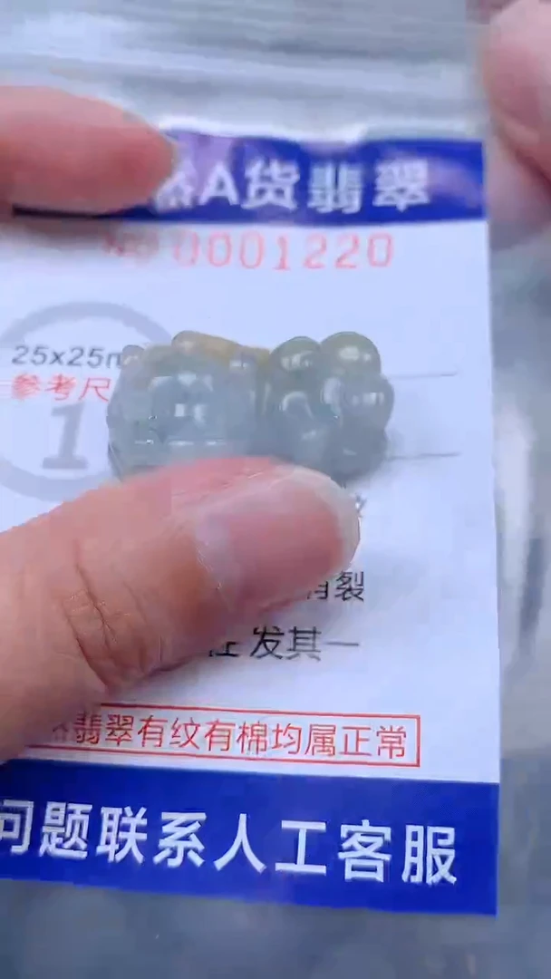 翡翠未镶嵌吊坠(不含链)1