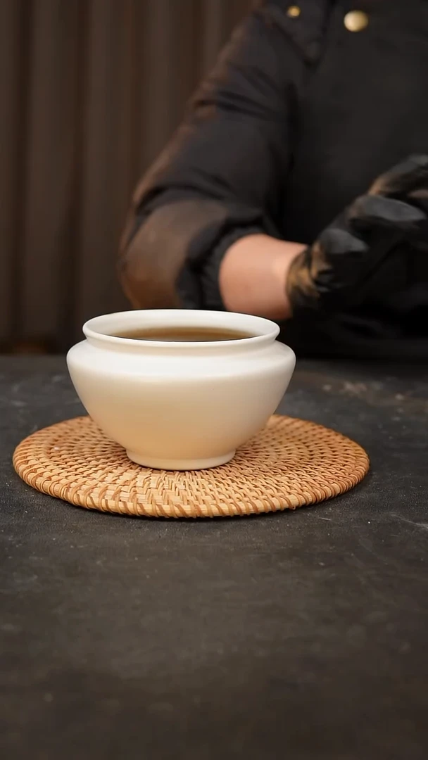 【闪购商品】瓷片 泥泥手工花盆口9高8