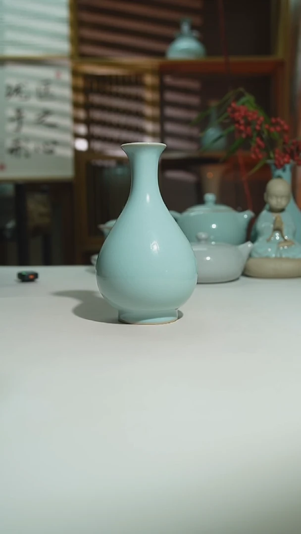 珑匠天青玉壶春二级安全包装