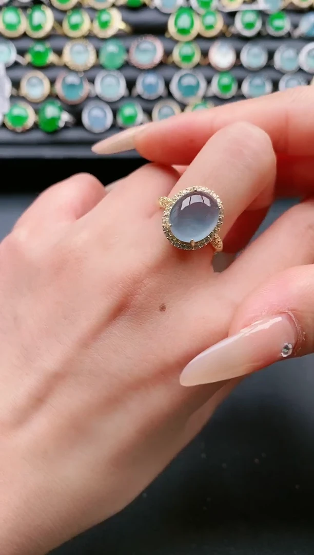 【闪购商品】翡翠戒指银S925镶嵌111111