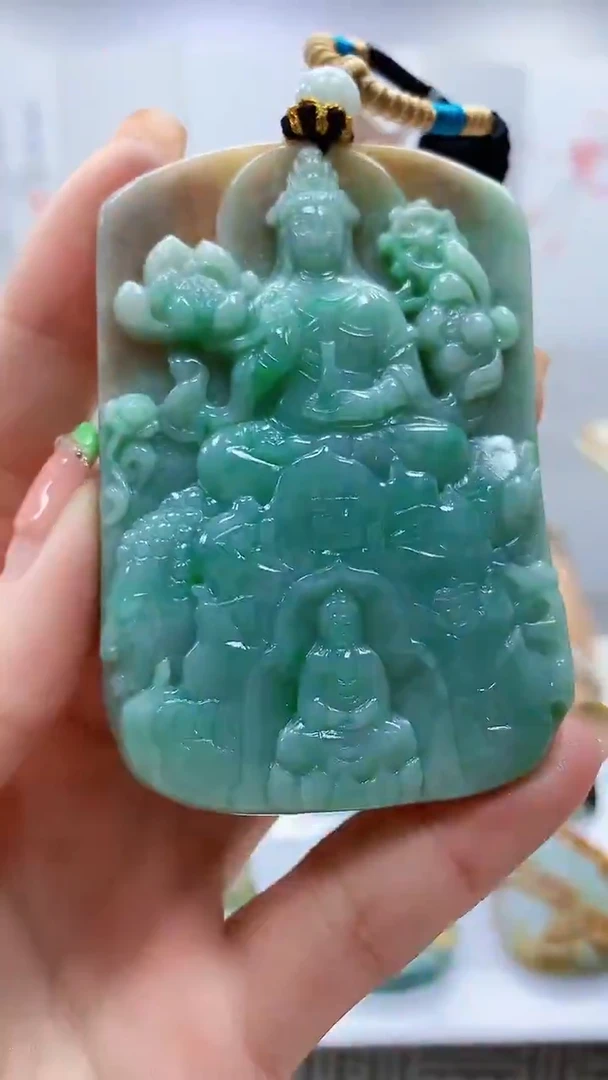 未镶嵌定制翡翠5153ry-毛货挂件123