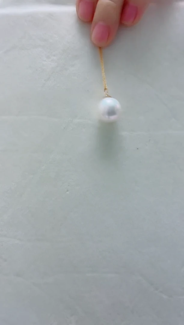 吊坠(赠链)18K金镶嵌淡水珍珠14吊坠园