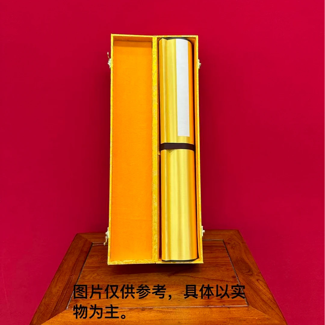 李希涛 群鹰荟 十米手卷  1000cm*50cm  手绘  金卷手卷