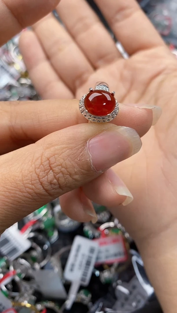 未镶嵌戒指翡翠222---1