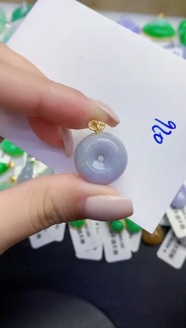 颈饰未镶嵌翡翠缅甸天然翡翠A货