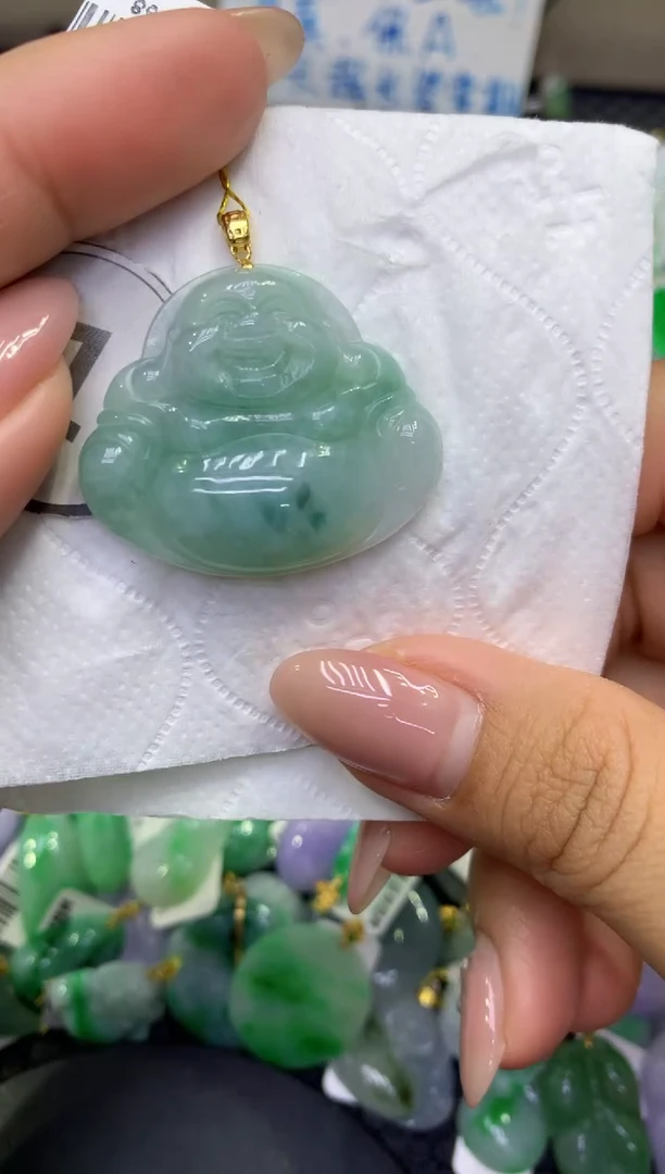 颈饰未镶嵌翡翠天然缅甸A货翡翠