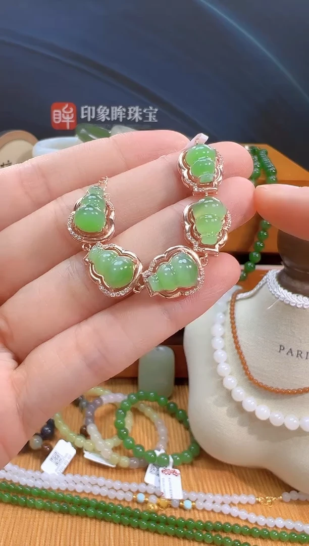 未镶嵌手串和田玉多样性拍一发一 cg