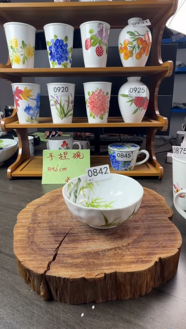 陶瓷高温瓷（手捏碗）0842