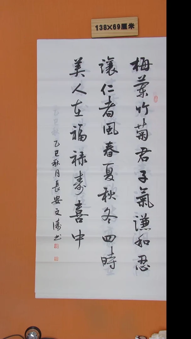 书法辛老师书法陕西西安138*69