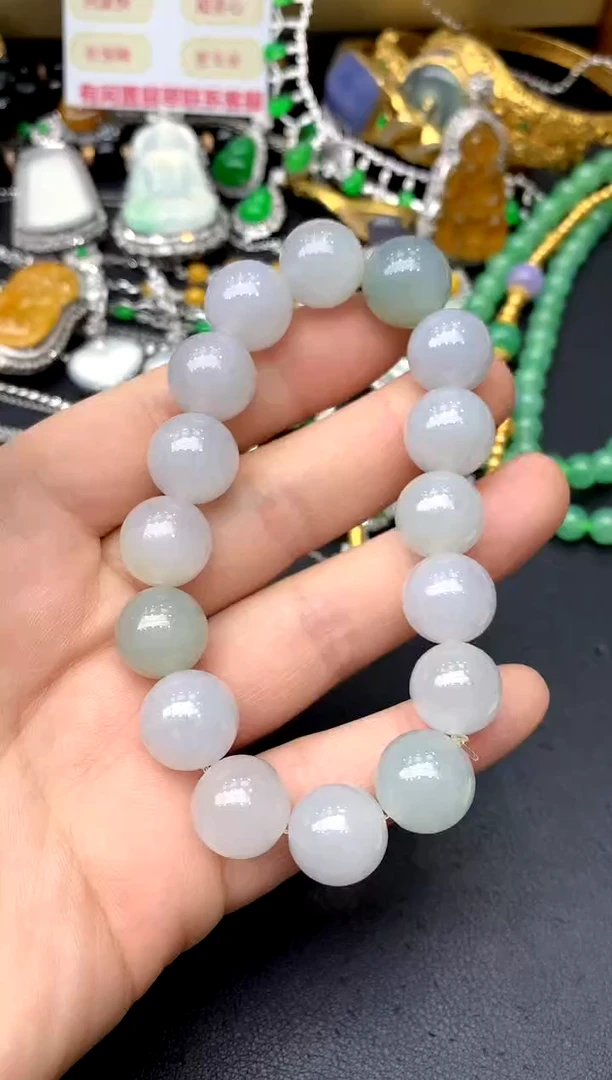 未镶嵌手串翡翠132-中国好珍宝