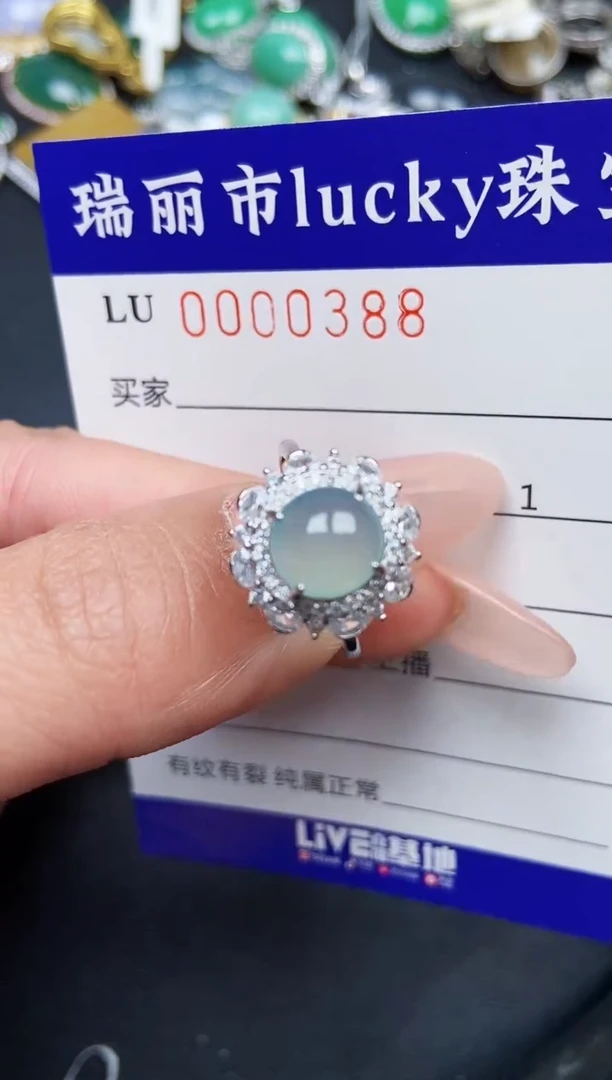 【闪购商品】翡翠颈饰银S925镶嵌0388