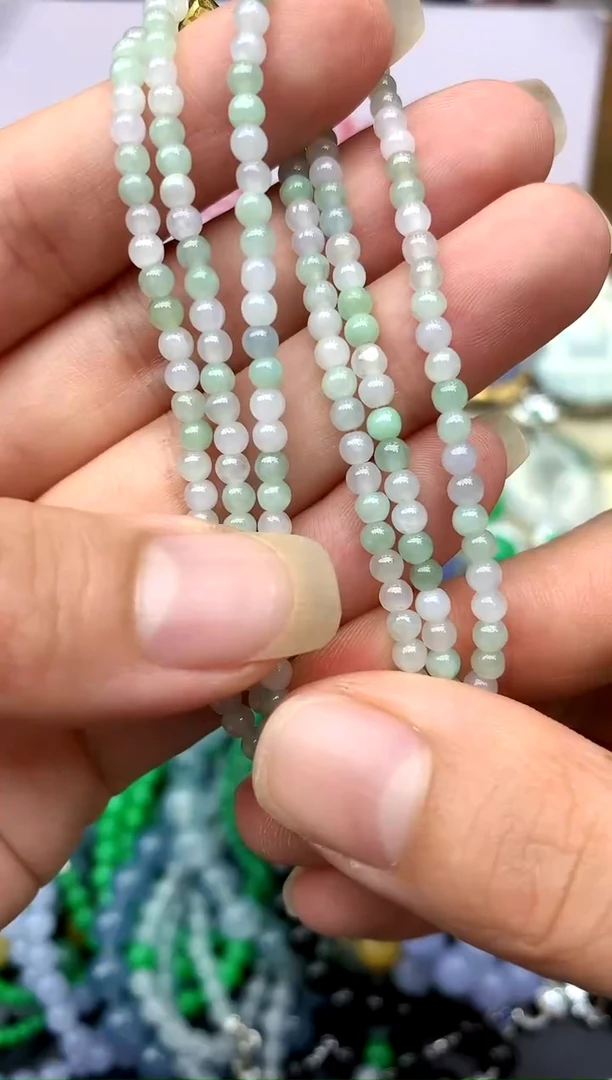未镶嵌手串翡翠60-中国好珍宝