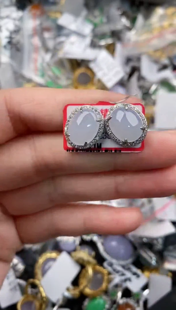 银S925镶嵌戒指翡翠111                5