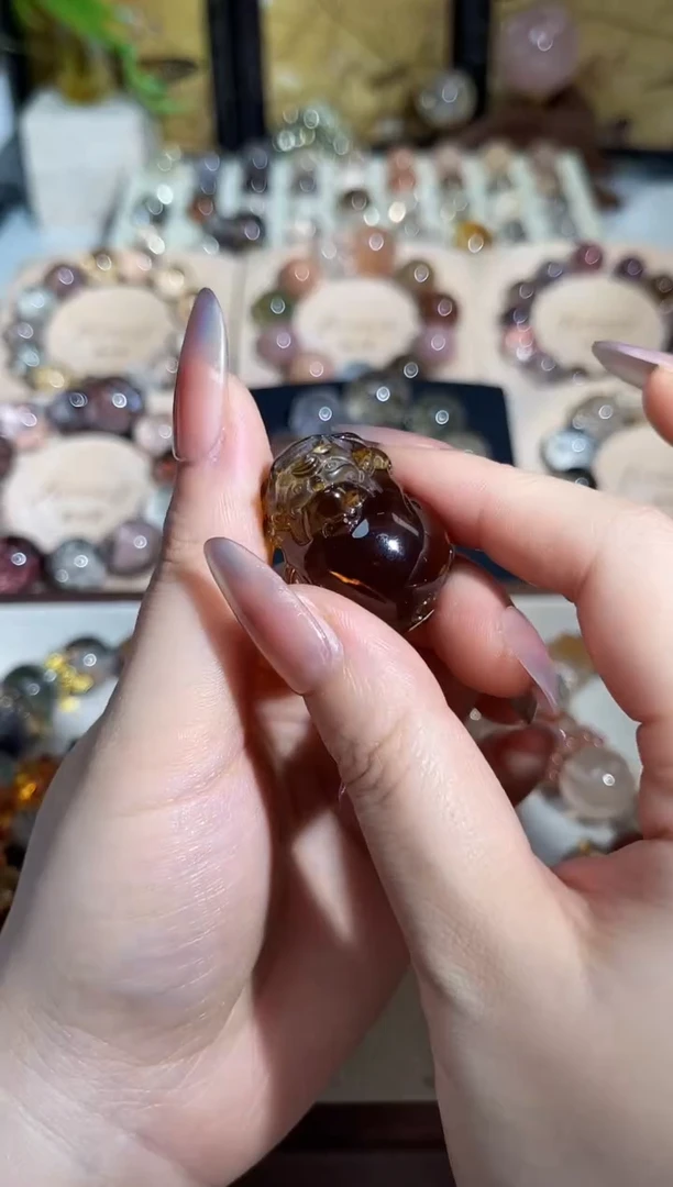 水晶摆件未镶嵌原创diy孤品设计