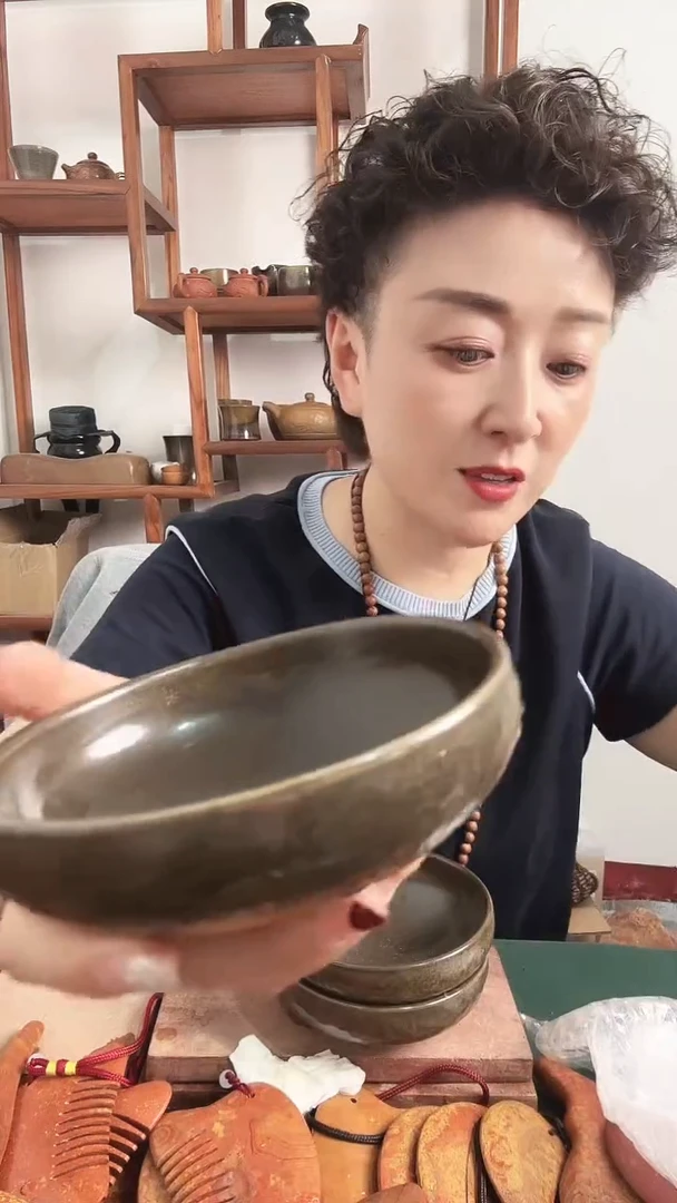 窑宝窑变吃饭小盘子