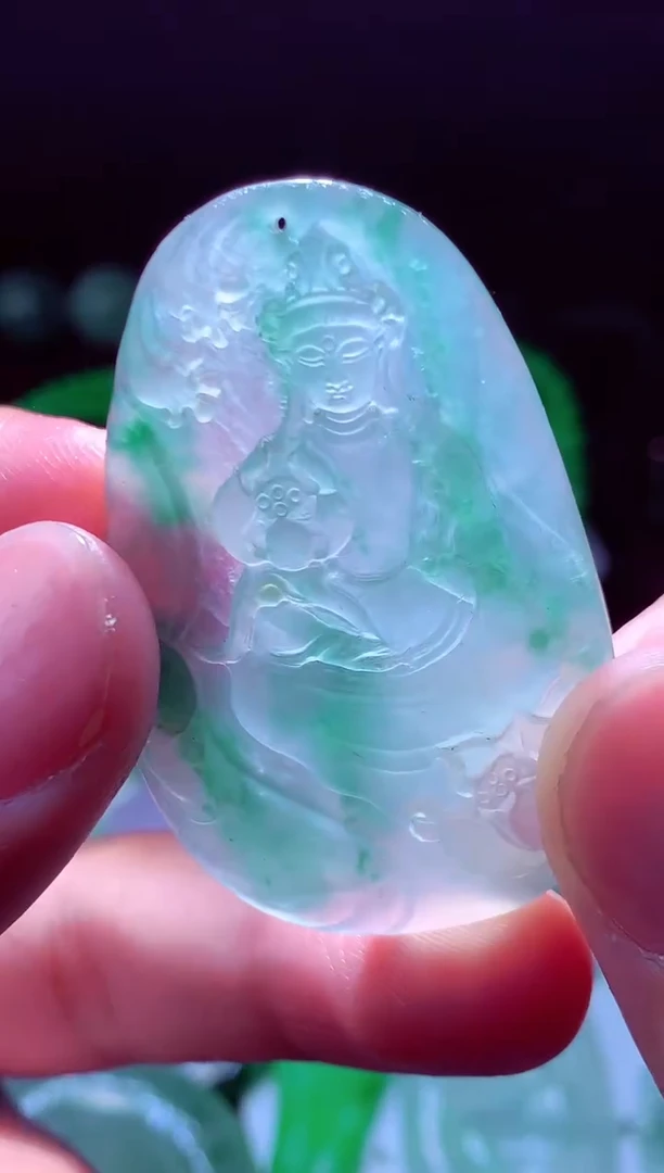 未镶嵌定制翡翠程**#翡翠毛货定制