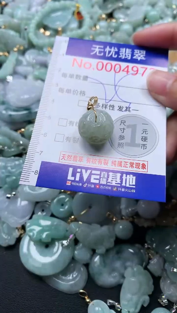 颈饰未镶嵌翡翠4972
