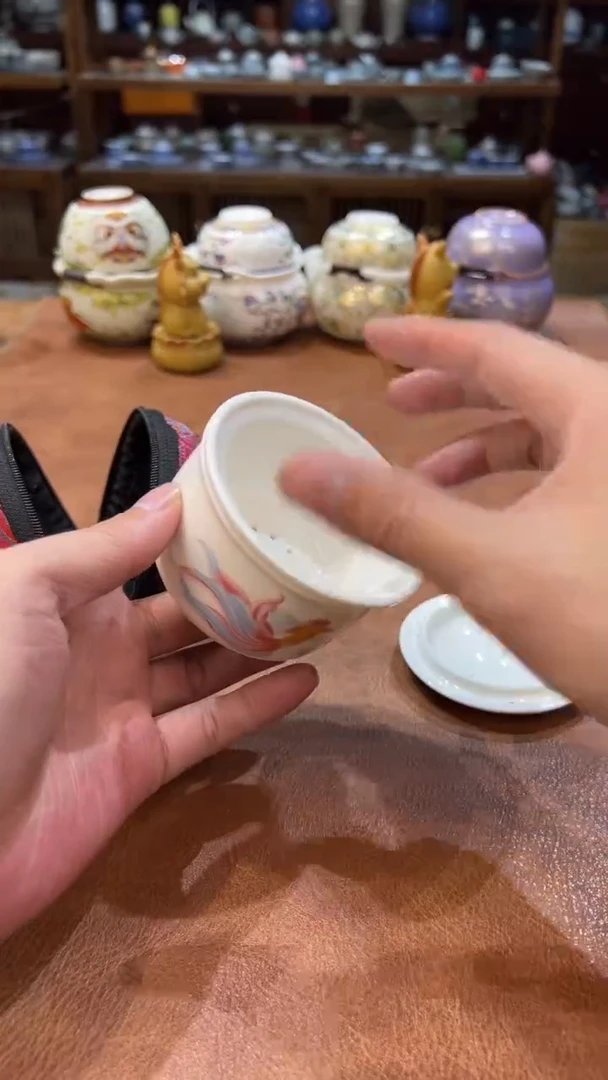 真的很便宜会开片的旅行茶具