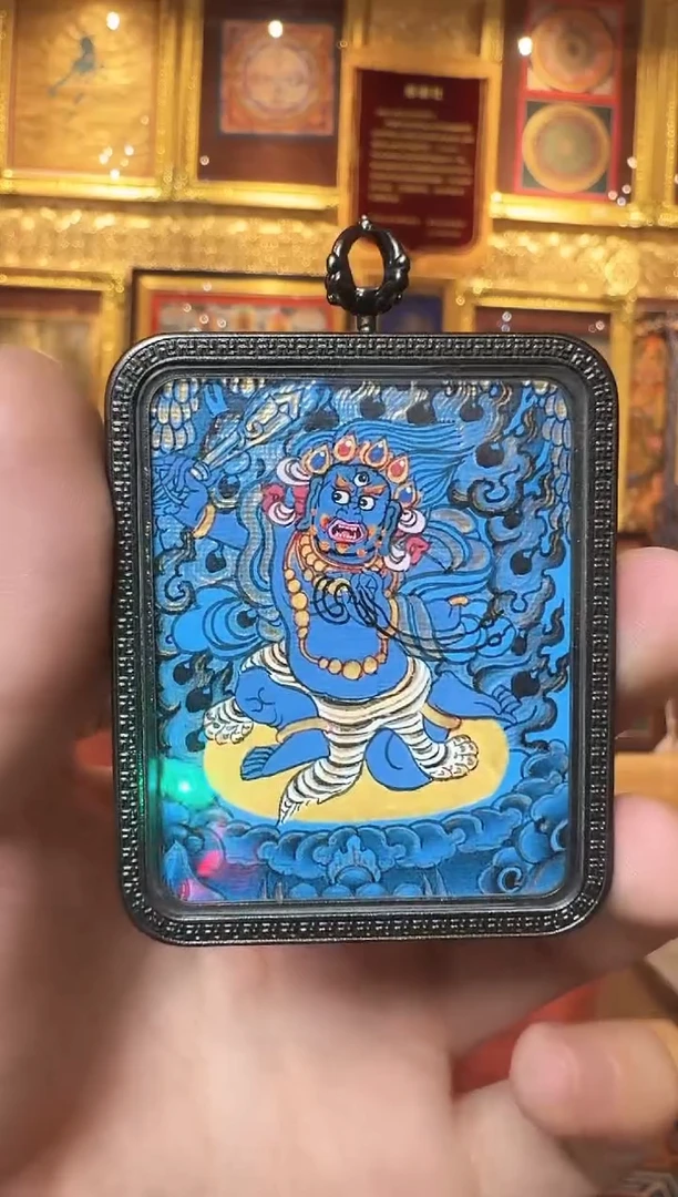 吊坠不动老师--热贡纯手绘