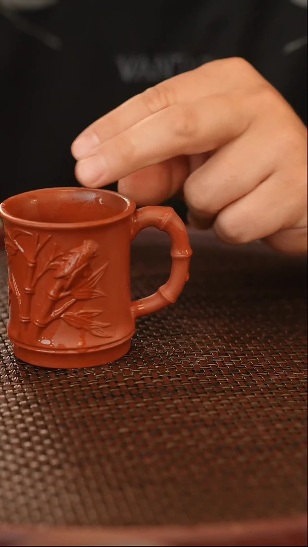 茶壶紫砂原矿手工制作杯子