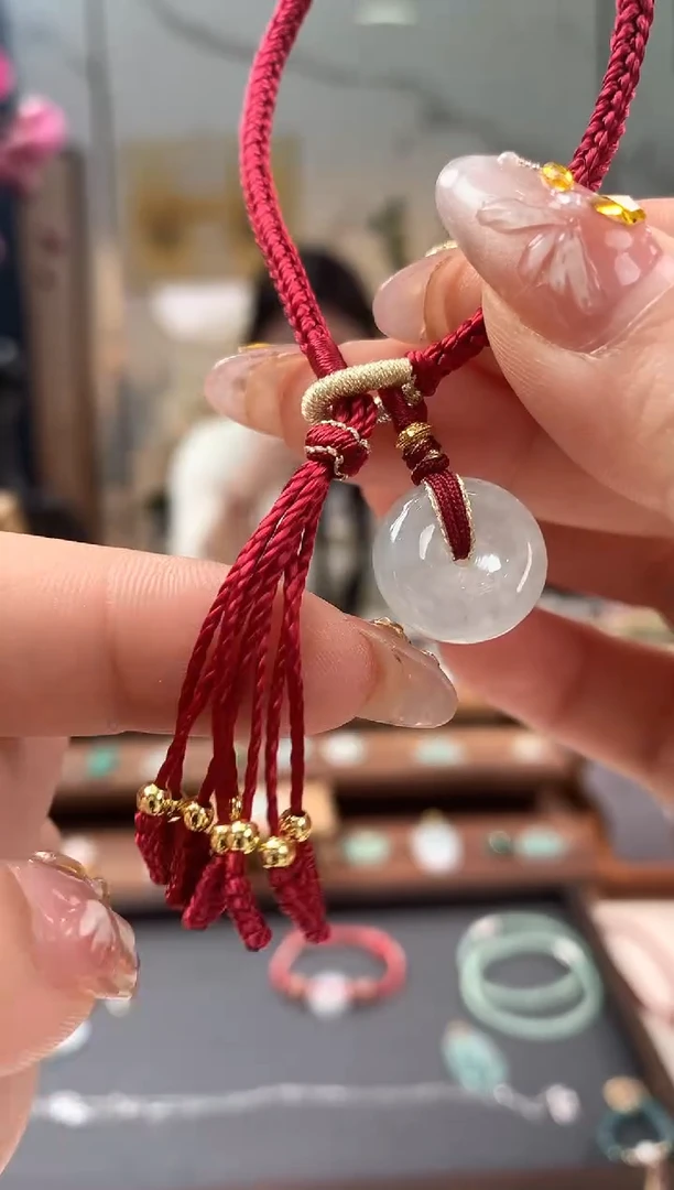 【闪购商品】翡翠手绳未镶嵌平安扣手绳